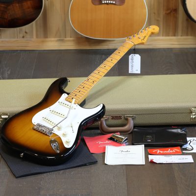 Minty! 2023 Fender American Vintage II '57 Stratocaster Electric Guitar Sunburst + COA OHSC