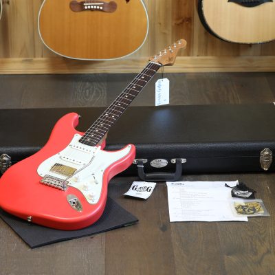 LsL Instruments Saticoy One B HSS Electric Guitar Fiesta Red Satin + OHSC