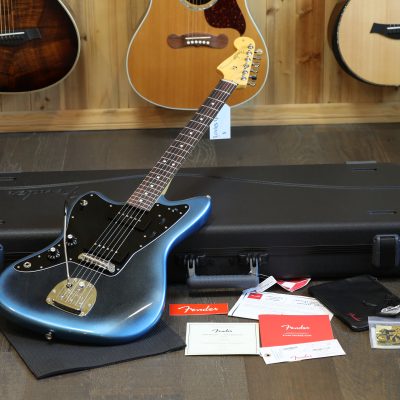 Lefty! 2023 Fender American Professional II Jazzmaster w/ Rosewood FB Electric Guitar Dark Night + COA OHSC