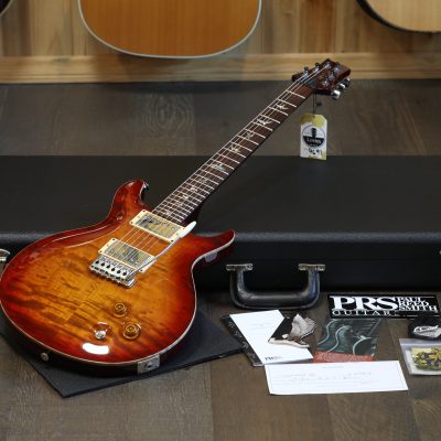 2002 PRS Santana Signature III Wide Fat Neck Electric Guitar Sunburst + OHSC