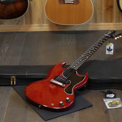 Owned & Played by Wilco's Jeff Tweedy! 1963 Gibson SG Junior Electric Guitar Cherry + OG Case