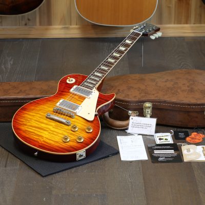 Monster Top! 2019 Gibson Custom Shop Les Paul '59 Historic Reissue VOS Electric Guitar Heritage Cherry Sunburst + COA OHSC