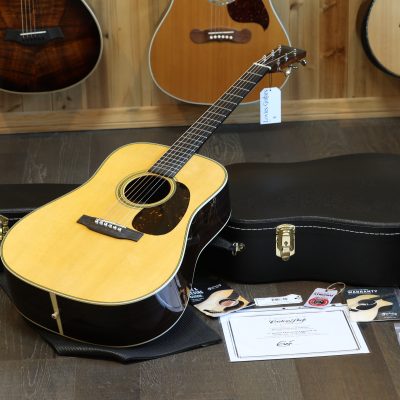 Unplayed! 2023 Martin D-28 Eric Clapton Crossroads Collections Acoustic Guitar Natural + Signed COA OHSC