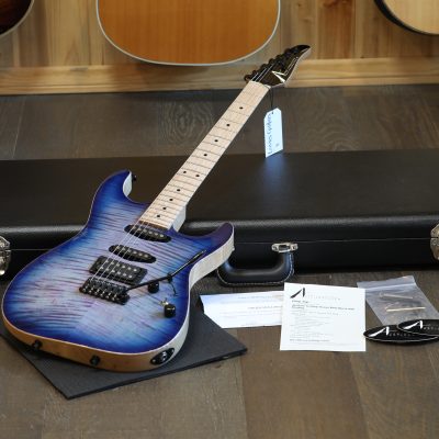 Minty! 2023 Tom Anderson Guitarworks Drop Top HSS Electric Guitar Deep Ocean Blue w/Binding + OHSC
