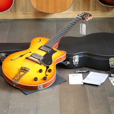 Unplayed! 2025 Collings 620 SMLC Fully Hollow Electric Guitar Iced Tea Burst + OHSC
