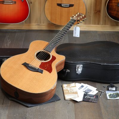 2014 Taylor 714ce Cedar Rosewood Acoustic Guitar Natural + OHSC