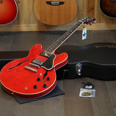 2011 Gibson ES-335 Dot Semi-Hollow Electric Guitar Figured Cherry Red + OHSC