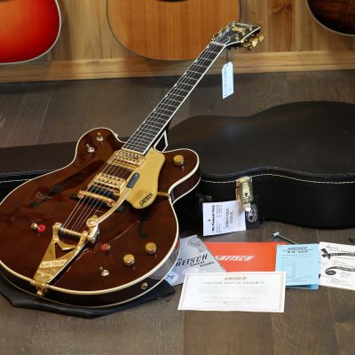 2021 Gretsch G6122T-62 Vintage Select '62 Chet Atkins Country Gentleman w/ Bigsby Electric Guitar Walnut Stain + COA OHSC