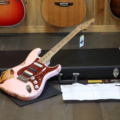 2026 LsL Instruments Saticoy Electric Guitar Metallic Pink on Sunburst Relic + OHSC