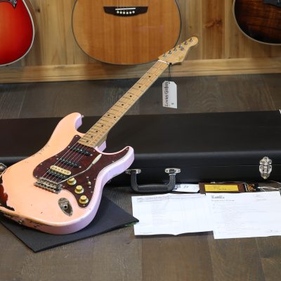 New! 2026 LsL Instruments Classic Saticoy Roasted Electric Guitar Metallic Pink on Sunburst Relic + OHSC
