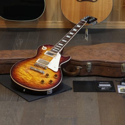 2012 Gibson Custom Shop Les Paul Pro Electric Guitar Figured Purple Sunburst + COA OHSC