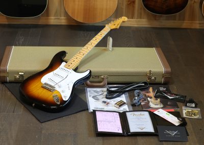 Minty! 2024 Fender Custom Shop 1954 70th Anniversary Limited Edition Stratocaster Electric Guitar Relic Sunburst + COA OHSC