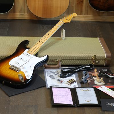 Minty! 2024 Fender Custom Shop 1954 70th Anniversary Limited Edition Stratocaster Electric Guitar Relic Sunburst + COA OHSC