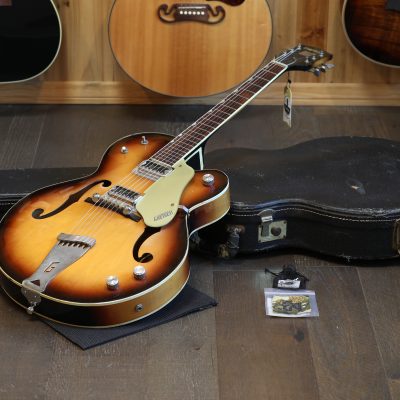 1962 Gretsch G6117 Double Anniversary Electric Guitar Sunburst + HSC