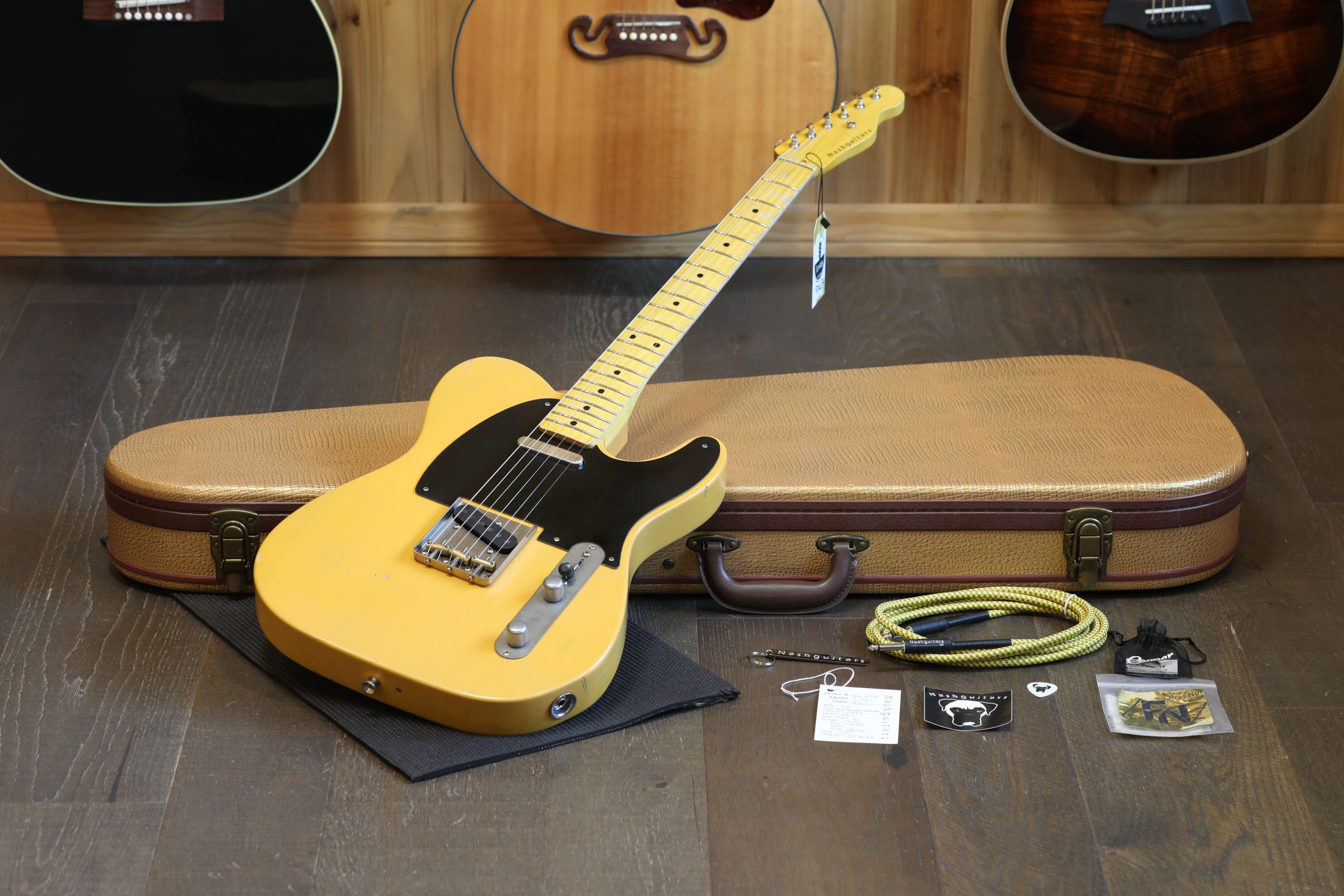 2023 Nash T-52 Electric Guitar Butterscotch Blonde + OHSC | Lovies