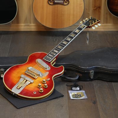 1973 Gibson L5-S Custom Solid Body Electric Guitar Cherry Sunburst + OHSC