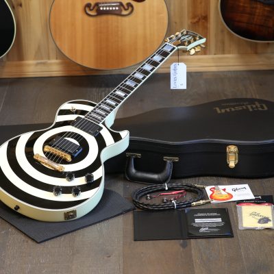 2010 Gibson Custom Shop Les Paul Zakk Wylde Signed Signature Electric Guitar Bullseye + COA OHSC