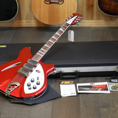 Minty & Rare! 2013 Rickenbacker 370/12 Semi-Hollow Electric Guitar Ruby Red + OHSC