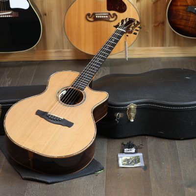 1996 Kevin Ryan Mission Grand Concert Cedar & Rosewood w/ L.R. Baggs Anthem Acoustic Guitar Natural + HSC