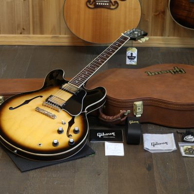 2022 Gibson ES-335 Dot Semi-Hollow Electric Guitar Vintage Sunburst + OHSC