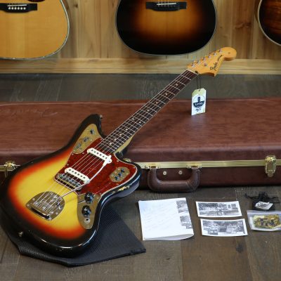 Vintage! 1964 Fender Jaguar All Original Pre-CBS Electric Guitar Sunburst + HSC