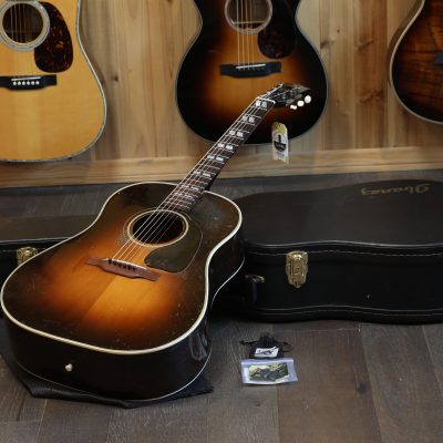 Vintage! 1943 Gibson Banner SJ Southern Jumbo w/ Truss Rod Acoustic Guitar Sunburst + HSC