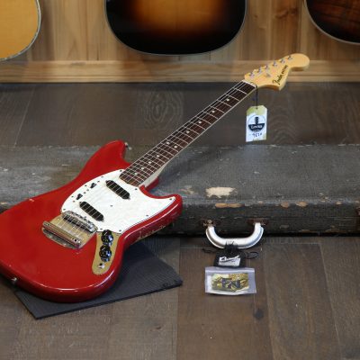 Vintage! 1966 Fender Mustang Electric Guitar Dakota Red + OHSC