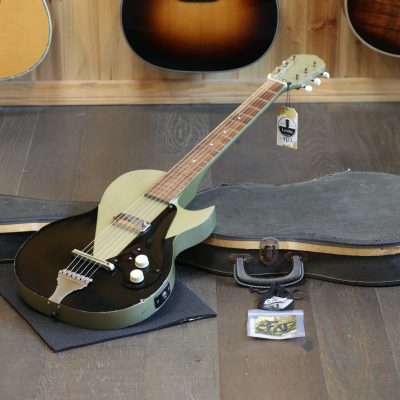 Rare Vintage! 1950's Kay K136 Stratotone Electric Guitar Black & Gold + HSC