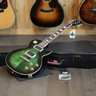 2013 Gibson Les Paul Slash Signature 50's Standard Electric Guitar Anaconda Green + HSC