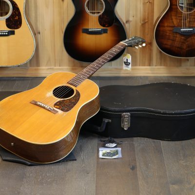 Vintage! 1940's Gibson J-50 Dreadnought Acoustic Guitar Natural + HSC