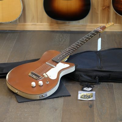 1960's Silvertone U-1 Copper Electric Guitar + GB