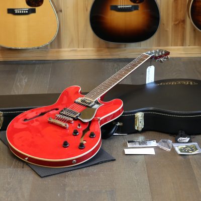 Minty! 2019 Heritage H-535 Semi-Hollow Electric Guitar Figured Cherry + OHSC