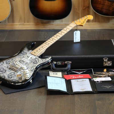 2018 Fender Custom Shop Double Esquire Limited Edition Electric Guitar Relic Silver Sparkle + COA OHSC
