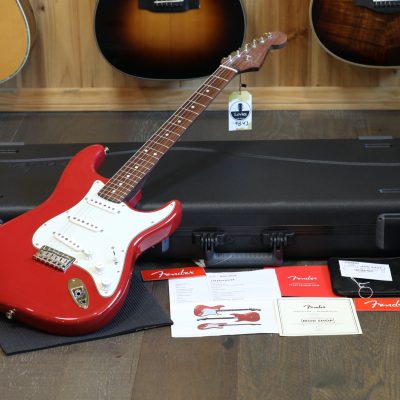 Minty! 2021 Fender Mod Shop Stratocaster w/ Rosewood Neck Electric Guitar Dakota Red + COA OHSC