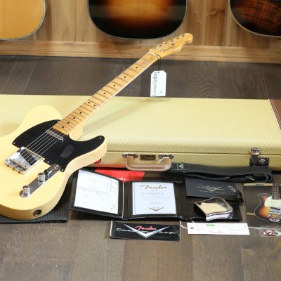 2025 Fender Custom Shop '50 Double Esquire Telecaster Electric Guitar Blonde Relic + COA OHSC