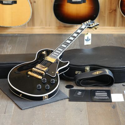 2025 Gibson Les Paul Custom Electric Guitar Black Ebony + COA OHSC