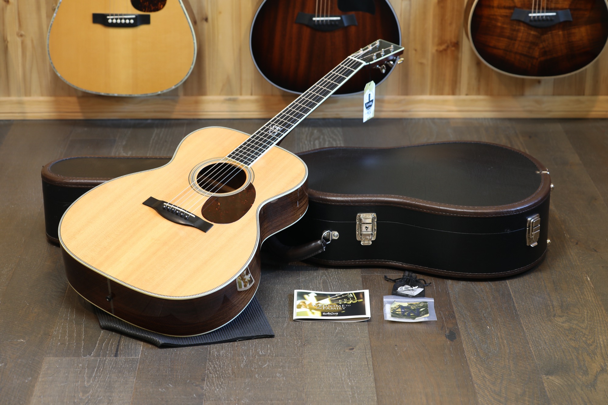 Minty! 2011 Santa Cruz OMG Om Grand Acoustic Guitar Natural + OHSC