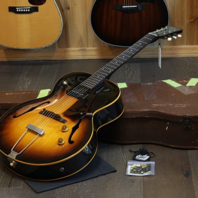 Clean! 1956 Gibson ES-125 Hollow-Body Electric Guitar Sunburst + OG Case