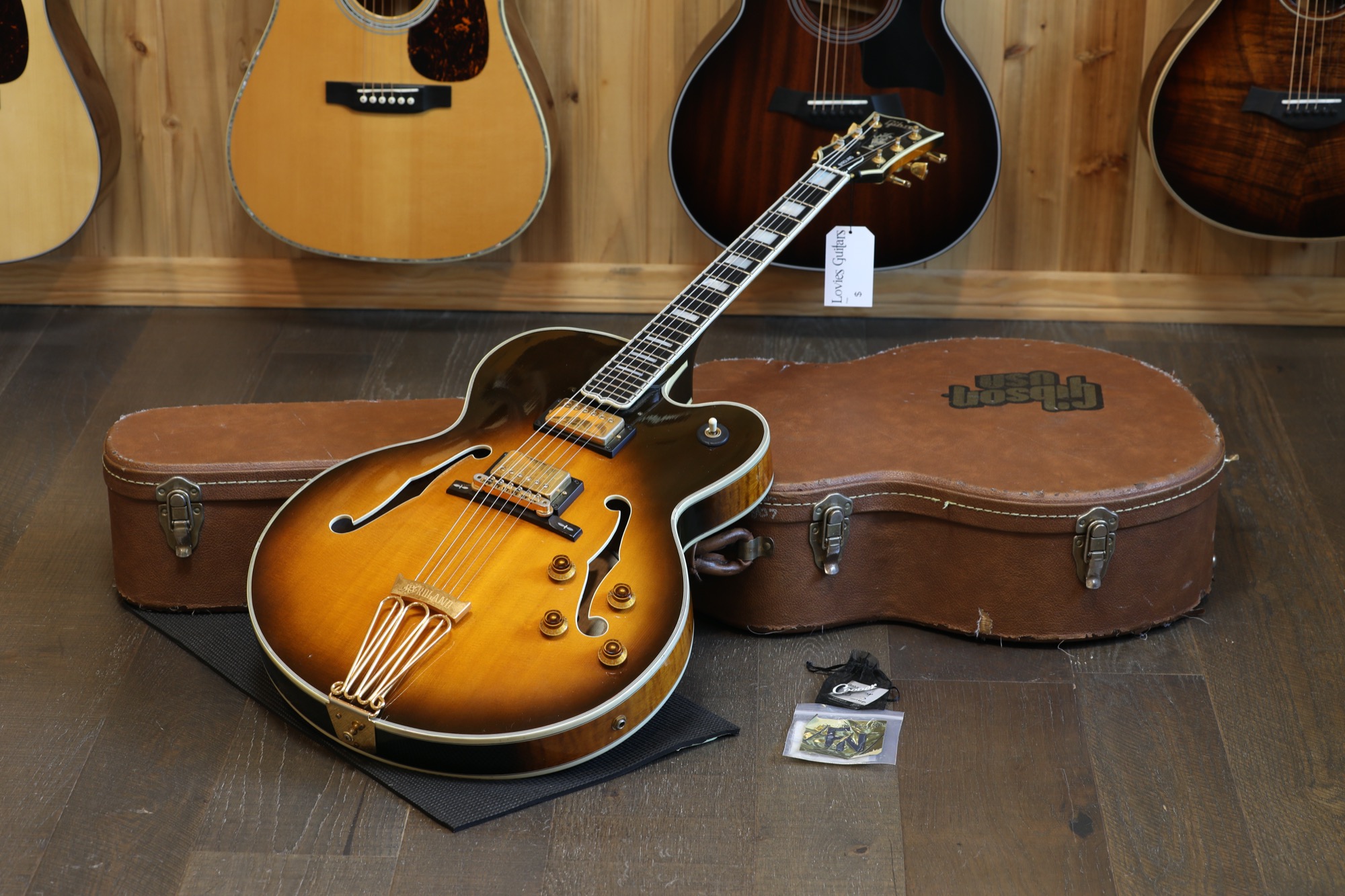 1990 Gibson Byrdland Hollow-Body Electric Guitar Vintage Sunburst + OHSC