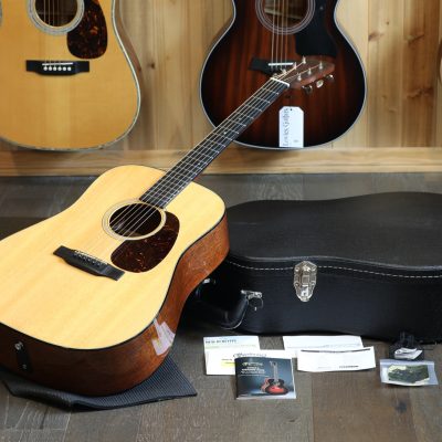 Minty! 2014 Martin D-18E Retro Dreadnought Acoustic Guitar Natural + OHSC