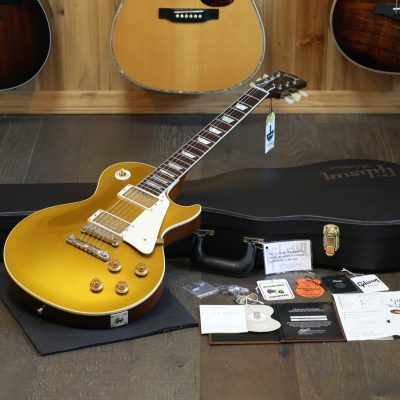 2016 Gibson Custom Shop Les Paul 1957 Reissue Electric Guitar Gold Top + COA OHSC