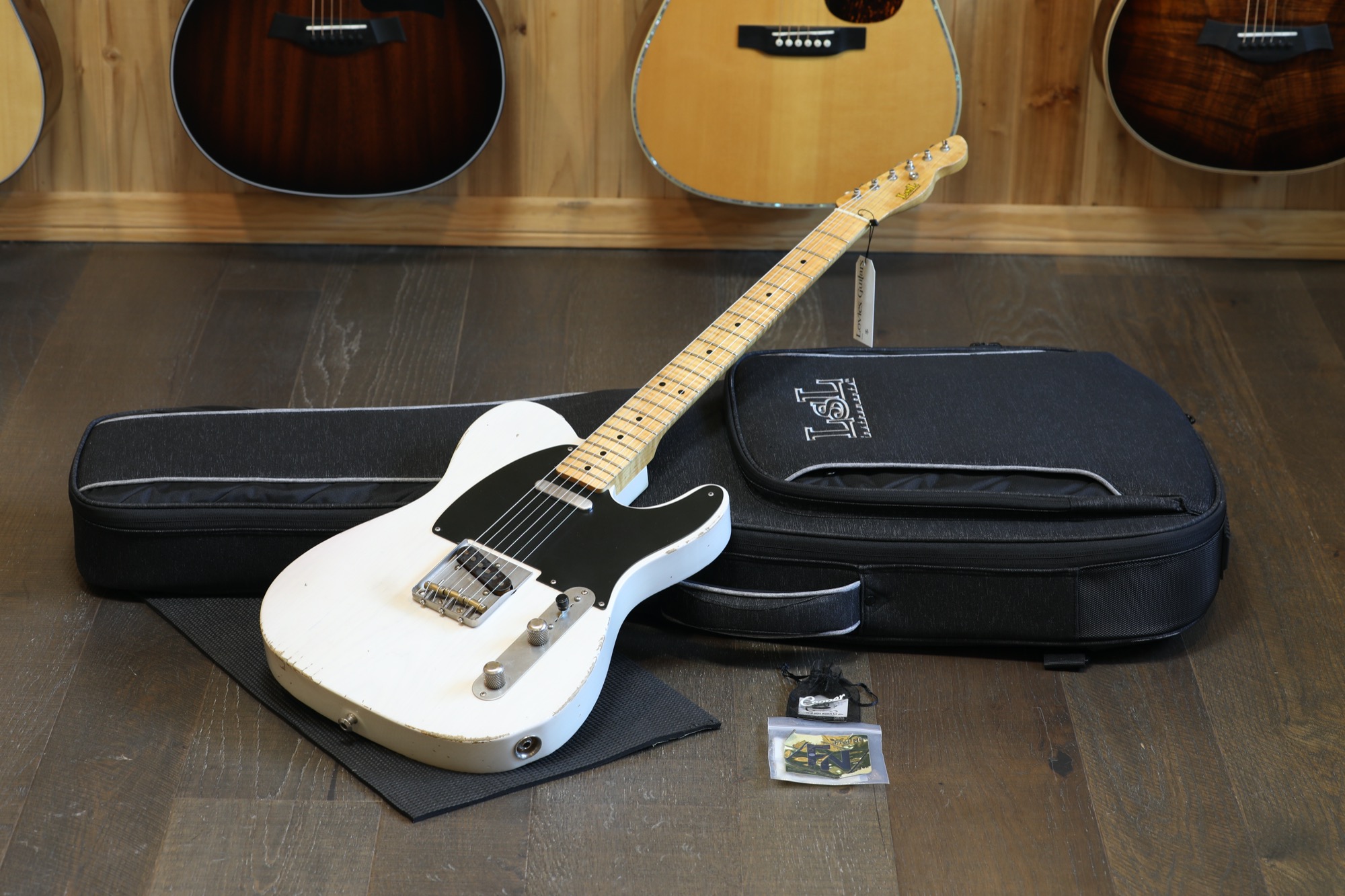 LSL T-Bone Electric Guitar Aged Blonde + OGB