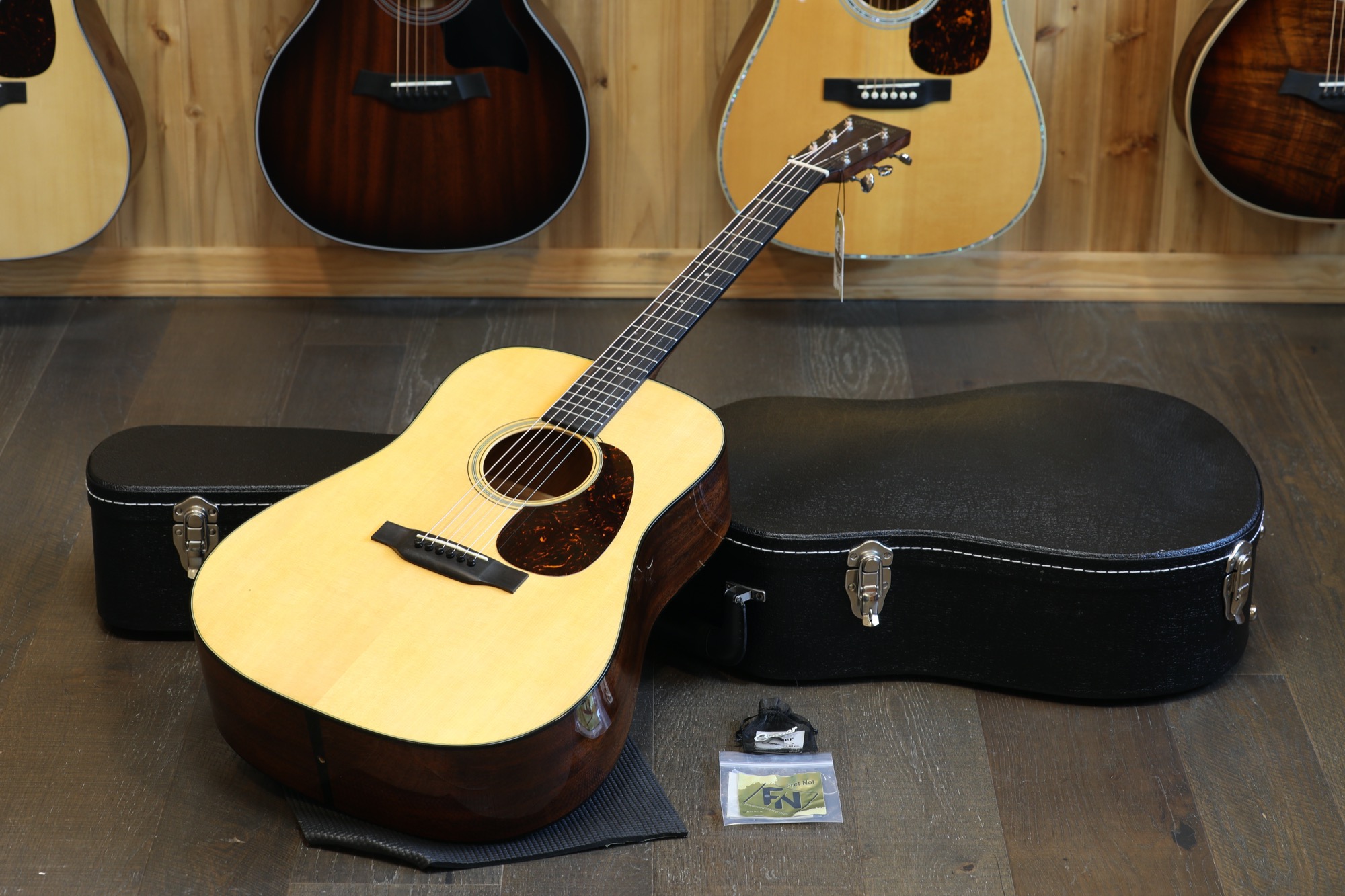 Mint! 2022 Martin D-18 Dreadnought Acoustic Guitar Natural + OHSC