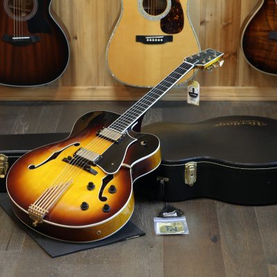 2020 Heritage Eagle Classic Semi-Hollow Electric Guitar Artisan Aged Sunburst + OHSC