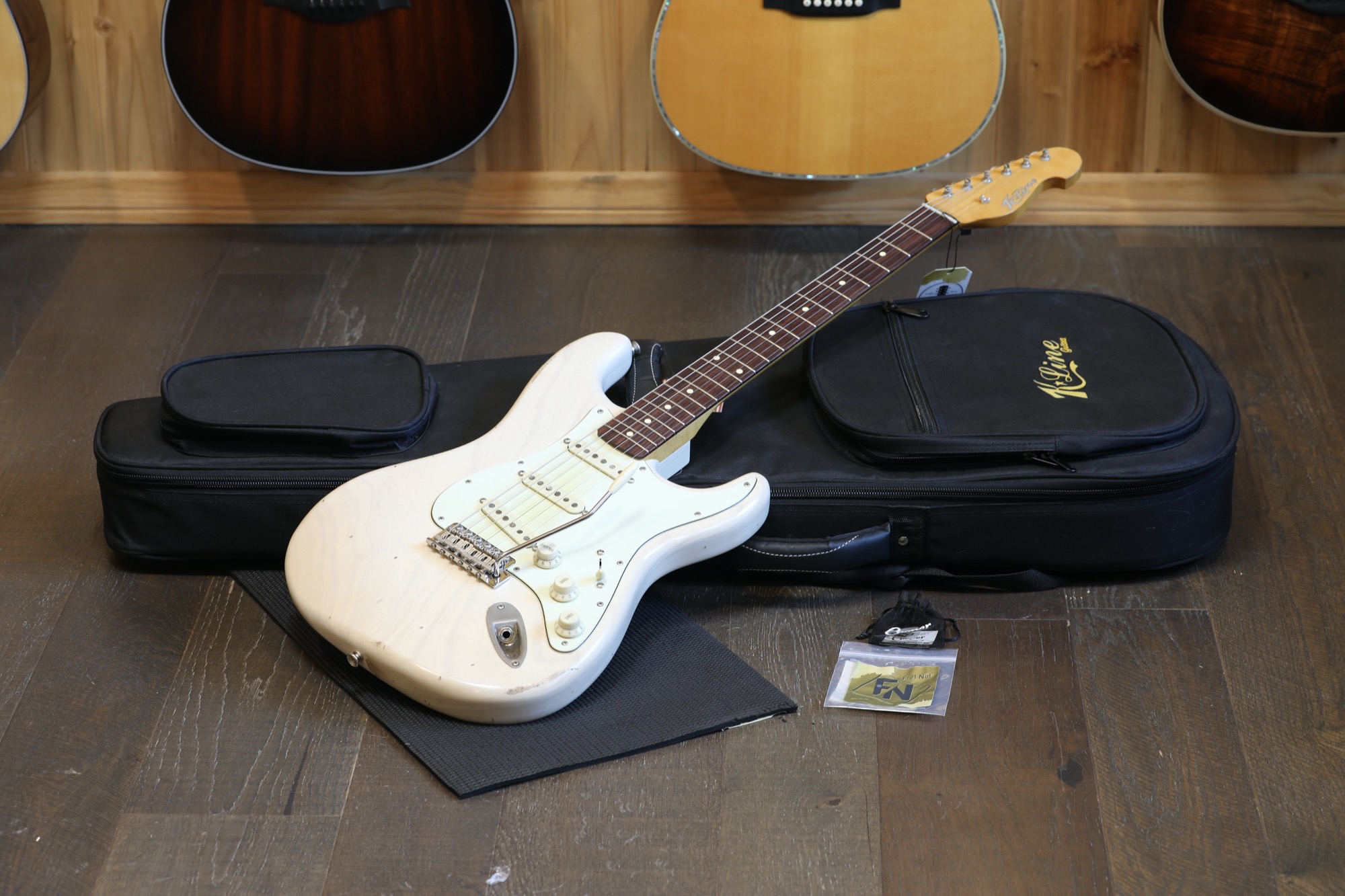 K-Line Springfield Electric Guitar Blonde Relic + OGB