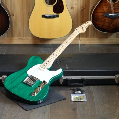 1993 G&L ASAT Classic USA Electric Guitar Trans Green + OHSC