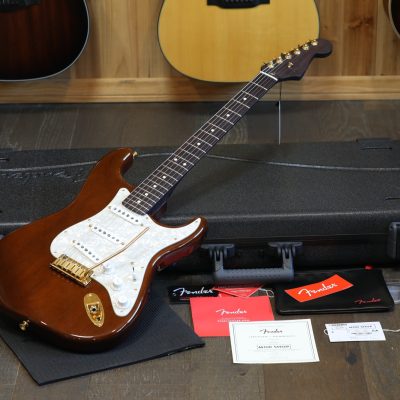Unplayed! 2026 Fender Mod Shop Stratocaster w/ Rosewood Neck Electric Guitar Walnut w/ Gold + COA OHSC