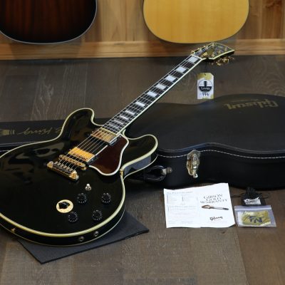 2007 Gibson Custom BB King Lucille w/ Rare Crown Inlay Electric Guitar Black Ebony + OHSC